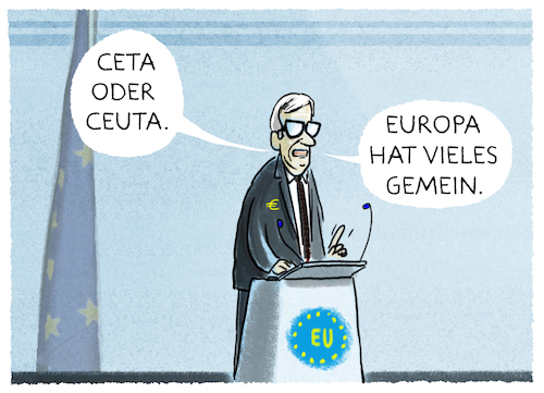 Cartoon: Grundwerte (medium) by markus-grolik tagged europa,ceta,ceuta,handel,flüchtlinge,dritte,welt,juncker,brüssel,grenze,hnadelsgrenzen,werte,grundwerte,gemeinschaft,europa,ceta,ceuta,handel,flüchtlinge,dritte,welt,juncker,brüssel,grenze,hnadelsgrenzen,werte,grundwerte,gemeinschaft