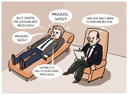 Cartoon: Habecks Krise (medium) by markus-grolik tagged habeck,gasumlage,gaspreisbremse,gasdeckel,wirtschaftsminister,ampel,energiekrise,gruene,spd,fdp,habeck,gasumlage,gaspreisbremse,gasdeckel,wirtschaftsminister,ampel,energiekrise,gruene,spd,fdp