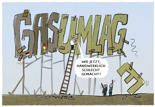 Cartoon: Habeckscher Konstruktionsfehler (medium) by markus-grolik tagged gasumlage,energie,energiekonzerne,wirtschaftsminister,habeck,konstruktionsfehler,verordnung,behoerde,verwaltung,buerokratie,experten,ungerecht,nachbessern,gasumlage,energie,energiekonzerne,wirtschaftsminister,habeck,konstruktionsfehler,verordnung,behoerde,verwaltung,buerokratie,experten,ungerecht,nachbessern