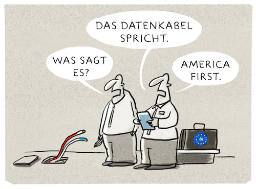 Cartoon: ...Handelskrieg... (medium) by markus-grolik tagged usa,america,amazon,facebook,trump,donald,europa,zoll,freihandel,handel,handelskrieg,china,brüssel,davos,schweiz,grolik,usa,america,amazon,facebook,trump,donald,europa,zoll,freihandel,handel,handelskrieg,china,brüssel,davos,schweiz,grolik