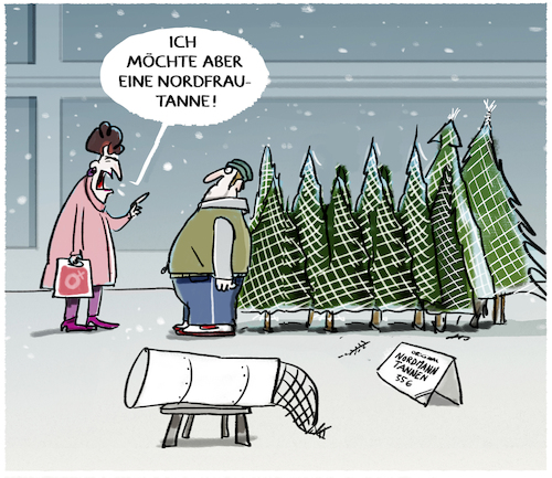 Cartoon: Heilig Abend mit Baum... (medium) by markus-grolik tagged weihnachten,nordmann,tanne,nordfrautanne,nordfrau,mann,frau,gender,frauenquote,gleichberechtigung,feminismus,christbaum,weihnachtsbaum,konsum,deutschland,feminiismus,genderstern,gendersternchen,weihnachten,nordmann,tanne,nordfrautanne,nordfrau,mann,frau,gender,frauenquote,gleichberechtigung,feminismus,christbaum,weihnachtsbaum,konsum,deutschland,feminiismus,genderstern,gendersternchen