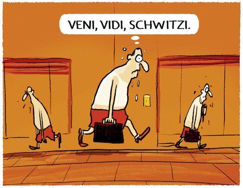 Cartoon: Hitzewelle... (medium) by markus-grolik tagged hitze,hitzewelle,hitzerekord,arbeitsleben,arbeit,buero,deutschland,arbeiter,sommer,klimawandel,grossraumbuero,klimaanlage,veni,vidi,schwitzi,hitze,hitzewelle,hitzerekord,arbeitsleben,arbeit,buero,deutschland,arbeiter,sommer,klimawandel,grossraumbuero,klimaanlage,veni,vidi,schwitzi