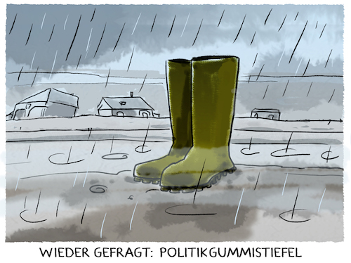 Cartoon: Hochwasserwahlkampf (medium) by markus-grolik tagged hochwasser,politiker,gummistiefel,wahlkampf,regenfaelle,niederschlag,klimawandel,ueberschwemmungen,ueberflutungen,deich,deiche,deutschland,hochwasserwahlkampf,hochwasser,politiker,gummistiefel,wahlkampf,regenfaelle,niederschlag,klimawandel,ueberschwemmungen,ueberflutungen,deich,deiche,deutschland,hochwasserwahlkampf