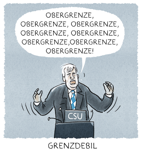 Cartoon: ...Horst... (medium) by markus-grolik tagged csu,obergrenze,bundestagswahl,bayern,horst,seehofer,cdu,schwesterpartei,csu,obergrenze,bundestagswahl,bayern,horst,seehofer,cdu,schwesterpartei