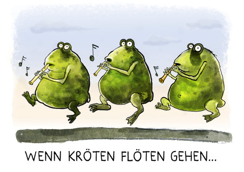 Cartoon: ..ich bin dann mal weg (medium) by markus-grolik tagged cartoon,grolik,banken,kredit,zins,dispozins,kontostand,minus,insolvenz,kohle,pleite,geld,money,kröten