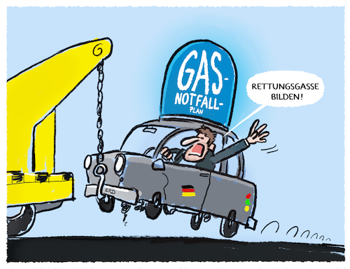 In die Gasmangellage rollen... In die Gasmangellage rollen...