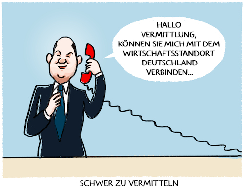 Cartoon: Industriestandort Deutschland (medium) by markus-grolik tagged scholz,deutschland,wirtschaft,standort,ampel,energiepreise,energiewende,transformation,digitalisierung,infrastruktur,5g,glasfaser,bildung,unternehmenssteuern,fdp,gruene,scholz,deutschland,wirtschaft,standort,ampel,energiepreise,energiewende,transformation,digitalisierung,infrastruktur,5g,glasfaser,bildung,unternehmenssteuern,fdp,gruene