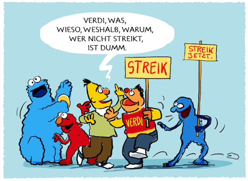 Jetzt Verdi im Streik... Jetzt Verdi im Streik...