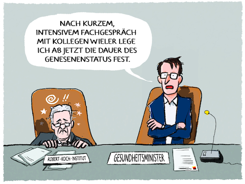 Cartoon: Karl und Lothar... (medium) by markus-grolik tagged karl,lauterbach,lothar,wieler,rki,kompetenzen,genesenenstatus,dauer,deutschland,gesundheistministerium,gesundheitsminister,pandemie,omikron,corona,karl,lauterbach,lothar,wieler,rki,kompetenzen,genesenenstatus,dauer,deutschland,gesundheistministerium,gesundheitsminister,pandemie,omikron,corona