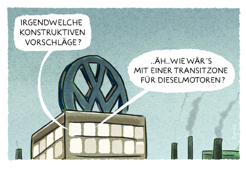 Cartoon: Krisenmanagement (medium) by markus-grolik tagged vw,transitzone,diesel,dieselmotor,volkswagen,wolfsburg,rückruf,automobilindustrie,manager,cartoon,grolik,vw,transitzone,diesel,dieselmotor,volkswagen,wolfsburg,rückruf,automobilindustrie,manager,cartoon,grolik