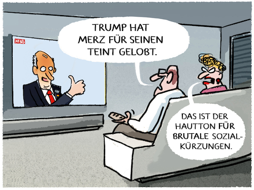 Cartoon: Kürzen und sparen... (medium) by markus-grolik tagged merz,deutschland,buerger,cdu,csu,spd,sozialstaat,buergergeld,kuerzungen,merz,deutschland,buerger,cdu,csu,spd,sozialstaat,buergergeld,kuerzungen