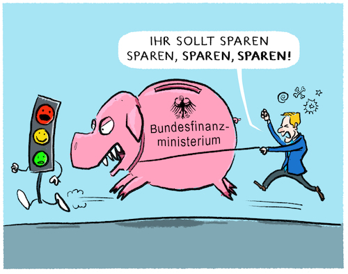 Cartoon: Lindners 5-Punkteplan (medium) by markus-grolik tagged lindner,fdp,sparzwang,ampel,spd,gruenen,renten,deutschland,bundesfinanzminister,bundesregierung,schuldenbremse,lindner,fdp,sparzwang,ampel,spd,gruenen,renten,deutschland,bundesfinanzminister,bundesregierung,schuldenbremse