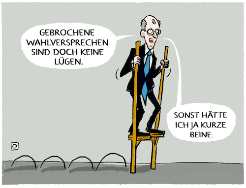 Cartoon: Merz Beine... (medium) by markus-grolik tagged merz,union,regierung,spd,wahlversprechen,strompreis,stromsteuersenkung,verbraucher,netzentgelte,inflation,energiekosten,wirtschaft,merz,union,regierung,spd,wahlversprechen,strompreis,stromsteuersenkung,verbraucher,netzentgelte,inflation,energiekosten,wirtschaft