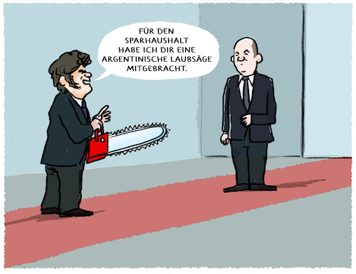 Milei auf Besuch... Milei auf Besuch...