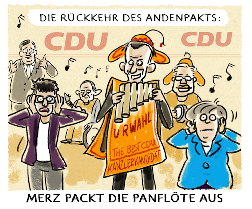 Cartoon: Misstöne in der CDU (medium) by markus-grolik tagged cdu,andenpakt,friedrich,merz,roland,koch,wolfgang,schäuble,akk,merkel,groko,kanzlerkandidatur,parteivorsitz,junge,union,urwahl,partei,seilschaft,cdu,andenpakt,friedrich,merz,roland,koch,wolfgang,schäuble,akk,merkel,groko,kanzlerkandidatur,parteivorsitz,junge,union,urwahl,partei,seilschaft