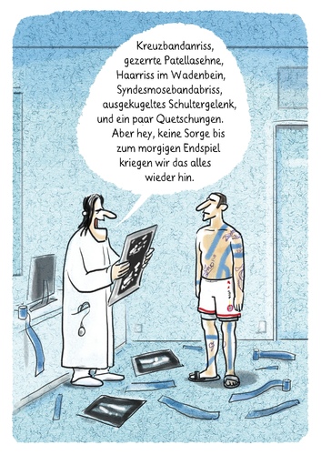 Cartoon: ...der Mull machts... (medium) by markus-grolik tagged wolfahrt,müller,behandlung,doktor,nationalmannschaft,halbfinale,finale,jogi,löw,fussball,doc,deutschland,em,em,deutschland,doc,fussball,löw,jogi,finale,halbfinale,nationalmannschaft,doktor,behandlung,müller,wolfahrt