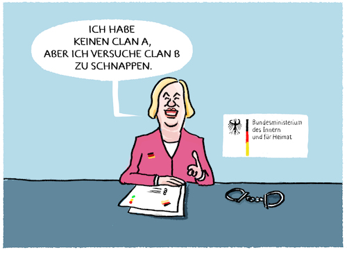 Nancy Faeser und die Clans Nancy Faeser und die Clans