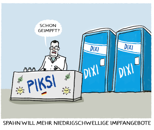 Cartoon: Niedrigschwellige Impfangebote (medium) by markus-grolik tagged impfmuffel,impfquote,covid,impfungen,spahn,niedrigschwellige,impfangebote,impfmuffel,impfquote,covid,impfungen,spahn,niedrigschwellige,impfangebote