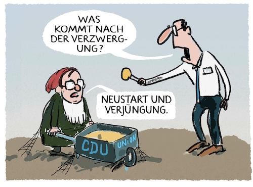 Cartoon: Parteivorstand.. (medium) by markus-grolik tagged cdu,csu,verzwergung,laschet,verjuengung,neustart,partei,parteivorsitz,parteivorstand,mitgliederbefragungen,merz,cdu,csu,verzwergung,laschet,verjuengung,neustart,partei,parteivorsitz,parteivorstand,mitgliederbefragungen,merz