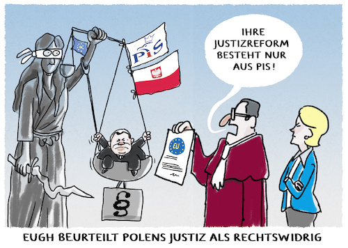 Cartoon: Polen... (medium) by markus-grolik tagged polen,eugh,europa,justiz,justizreform,pis,partei,rechtswidrig,eu,recht,ungarn,urteil,von,der,leyen,bruessel,polen,eugh,europa,justiz,justizreform,pis,partei,rechtswidrig,eu,recht,ungarn,urteil,von,der,leyen,bruessel