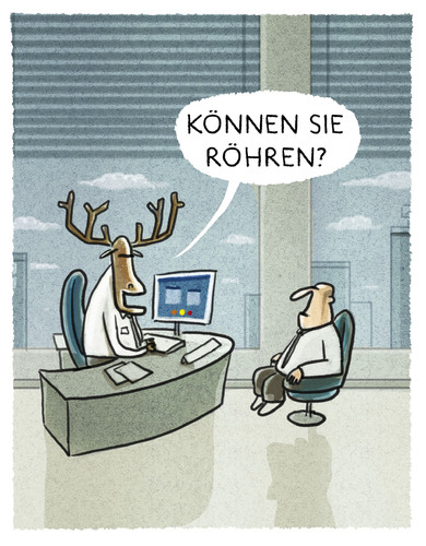 Cartoon: ...Qualifikation... (medium) by markus-grolik tagged bewerbung,job,arbeit,arbeitnehmenr,qualifikation,chef,boss,hirsch,bürohengst,arbeitwelt,modern,grolik,bewerbung,job,arbeit,arbeitnehmenr,qualifikation,chef,boss,hirsch,bürohengst,arbeitwelt,modern,grolik