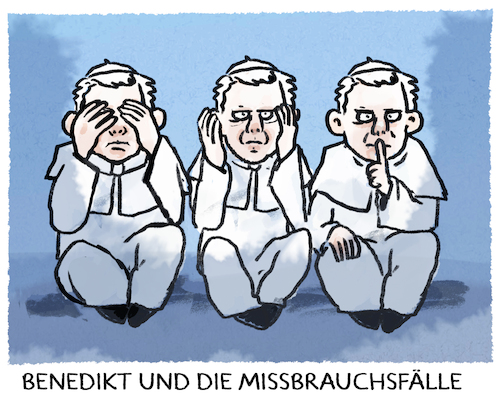 Cartoon: Ratzinger... (medium) by markus-grolik tagged gutachten,papst,benedikt,missbrauchsfaelle,vertuschung,opfer,kinder,bischoefe,katholische,kirche,vatikan,zoelibat,ratzinger,religion,gutachten,papst,benedikt,missbrauchsfaelle,vertuschung,opfer,kinder,bischoefe,katholische,kirche,vatikan,zoelibat,ratzinger,religion