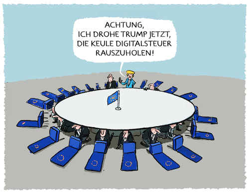 Reagiert die EU im Zollkrieg... Reagiert die EU im Zollkrieg...