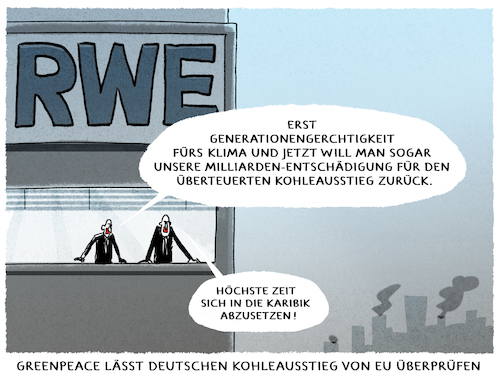 Cartoon: Rechnung (medium) by markus-grolik tagged greenpeace,eu,europa,brüssel,beihilfegesetz,klima,generationengerechtigkeit,groko,altmaier,wirtschaftsministerium,merkel,rwe,energiekonzerne,entschädigung,kohleausstieg,energielobby,milliarden,steuerverschwendung,greenpeace,eu,europa,brüssel,beihilfegesetz,klima,generationengerechtigkeit,groko,altmaier,wirtschaftsministerium,merkel,rwe,energiekonzerne,entschädigung,kohleausstieg,energielobby,milliarden,steuerverschwendung