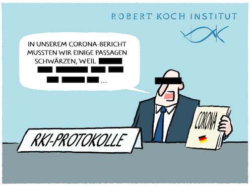 Cartoon: RKI Corona Aufarbeitung (medium) by markus-grolik tagged corona,rki,protokolle,schwaerzung,schwaerzen,report,bericht,aufarbetung,pandemie,deutschland,robert,koch,institut,wieler,spahn,gesundheitsminister,corona,rki,protokolle,schwaerzung,schwaerzen,report,bericht,aufarbetung,pandemie,deutschland,robert,koch,institut,wieler,spahn,gesundheitsminister