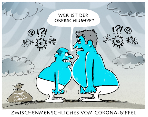 Cartoon: Schlumphausen... (medium) by markus-grolik tagged söder,scholz,wahlkampf,kanzlerkandidat,csu,cdu,spd,corona,gipfel,finanzen,söder,scholz,wahlkampf,kanzlerkandidat,csu,cdu,spd,corona,gipfel,finanzen