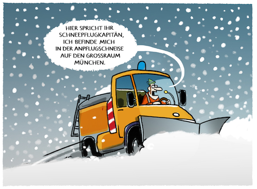 Cartoon: Schneechaos in Bayern.... (medium) by markus-grolik tagged schneechaos,muenchen,verkehr,schnee,wintereinbruch,schneepflug,einsatz,bayern,nahverkehr,eingestellt,ausnahmezustand,muenchner,verkehrsgesellschaft,schneechaos,muenchen,verkehr,schnee,wintereinbruch,schneepflug,einsatz,bayern,nahverkehr,eingestellt,ausnahmezustand,muenchner,verkehrsgesellschaft