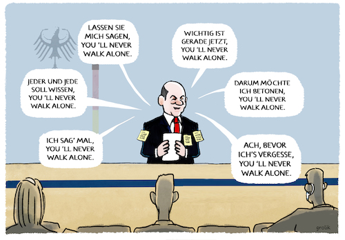 Scholz im PK-Modus Scholz im PK-Modus