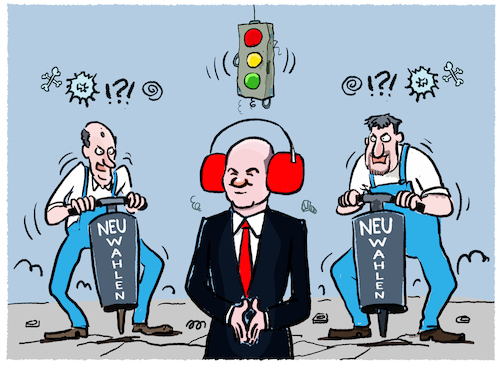 Scholz will nichts hören... Scholz will nichts hören...
