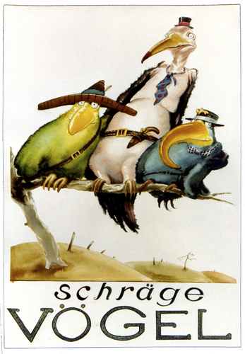 Cartoon: schraege voegel (medium) by markus-grolik tagged schraege,voegel