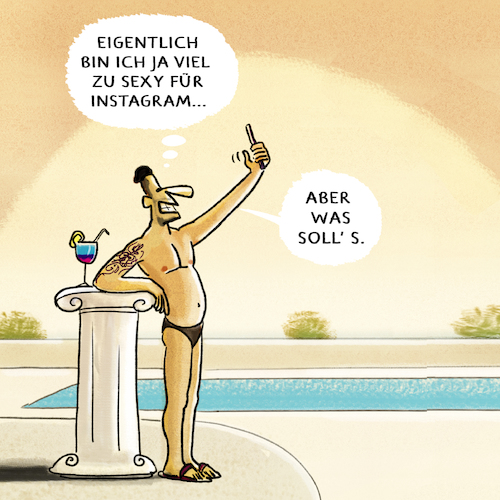 Cartoon: Selbstdarstellung... (medium) by markus-grolik tagged instagram,selfie,posten,sey,mann,selbstdarstellung,aussenwirkung,follower,oberflächlich,facebook,twitter,schein,und,sein,instagram,selfie,posten,sey,mann,selbstdarstellung,aussenwirkung,follower,oberflächlich,facebook,twitter,schein,und,sein