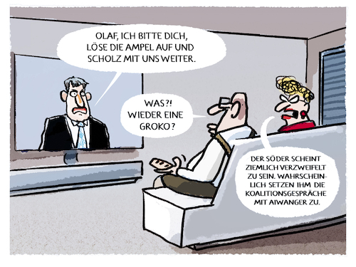 Söder fordert GROKO Söder fordert GROKO