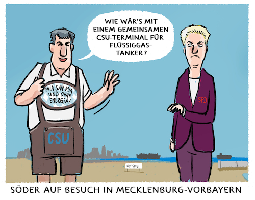 Söder meets Schwesig... Söder meets Schwesig...