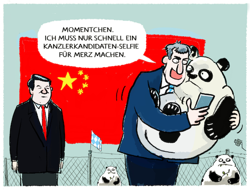 Cartoon: Söders Panda-Politik (medium) by markus-grolik tagged markus,soeder,csu,bayern,china,staatsbesuch,peking,muenchen,bmw,import,export,panda,merz,kanzlerkandidatur,opposition,ampel,deutschland,machtkampf,markus,soeder,csu,bayern,china,staatsbesuch,peking,muenchen,bmw,import,export,panda,merz,kanzlerkandidatur,opposition,ampel,deutschland,machtkampf