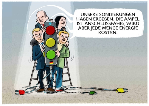 Cartoon: Sondierer.. (medium) by markus-grolik tagged ampel,fdp,spd,gruene,sondierungsgespraeche,sondierungen,regierungsbildung,deutschland,energie,ampel,fdp,spd,gruene,sondierungsgespraeche,sondierungen,regierungsbildung,deutschland,energie