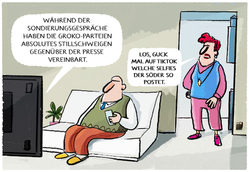 Sondierungs-Schweigegelübde.... Sondierungs-Schweigegelübde....