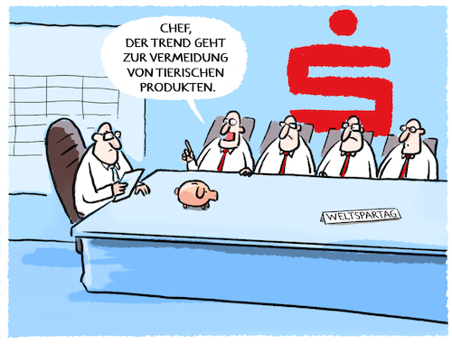 Cartoon: Sparschweine... (medium) by markus-grolik tagged sparen,sparer,weltspartag,niedrigverzinsung,negativzinsen,sparschwein,inflation,trend,tierische,produkte,sparen,sparer,weltspartag,niedrigverzinsung,negativzinsen,sparschwein,inflation,trend,tierische,produkte