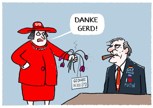 SPD feiert Schröder...