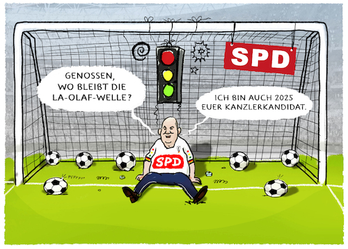 Scholz stellt sich wieder auf... Scholz stellt sich wieder auf...