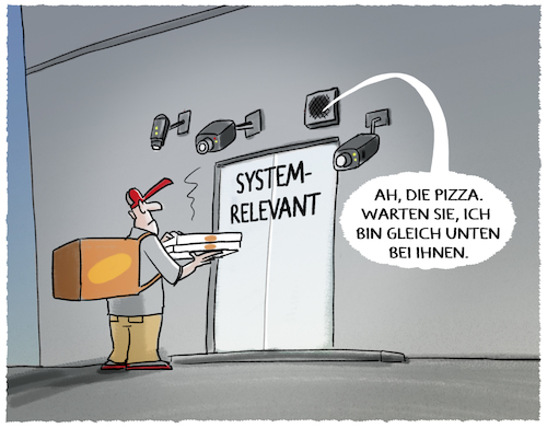 Cartoon: Systemrelevante Berufe (medium) by markus-grolik tagged beruf,berufe,pizzabote,pizza,bestellung,lieferung,kameras,ueberwachung,schutz,ansteckung,corona,pandemie,vorsicht,persoenlich,persoenliche,uebergabe,kommen,systemrelevant,beruf,berufe,pizzabote,pizza,bestellung,lieferung,kameras,ueberwachung,schutz,ansteckung,corona,pandemie,vorsicht,persoenlich,persoenliche,uebergabe,kommen,systemrelevant