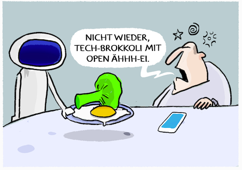 Cartoon: Tech-Bro-Food... (medium) by markus-grolik tagged tech,bro,brokkoli,chat,gpt,ki,ai,openai,silicon,valley,digitalisierung,künstliche,intelligenz,tech,bro,brokkoli,chat,gpt,ki,ai,openai,silicon,valley,digitalisierung,künstliche,intelligenz