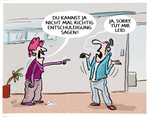 Cartoon: Pardon... (medium) by markus-grolik tagged entschuldigungsorry,tut,mir,leid,mannfrau,streit,streitkultur,diskurs,auseinandersetzung,therapie,gesprächstherapie,entschuldigungsorry,tut,mir,leid,mannfrau,streit,streitkultur,diskurs,auseinandersetzung,therapie,gesprächstherapie