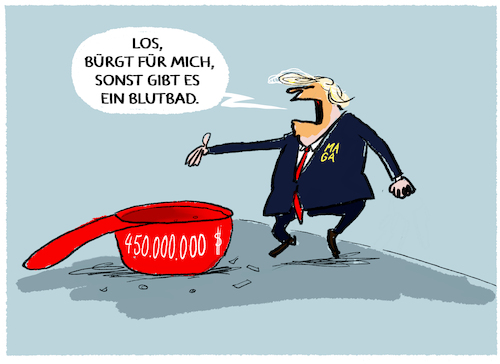 Trump auf der Suche nach Geld Trump auf der Suche nach Geld
