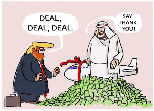 Trump und Kronprinz bin Salman Trump und Kronprinz bin Salman