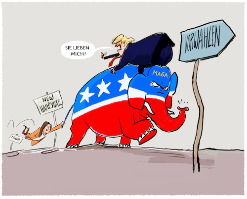 Trump wieder vor Nikki Haley.. Trump wieder vor Nikki Haley..