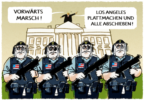 Trump wütet in Los Angeles